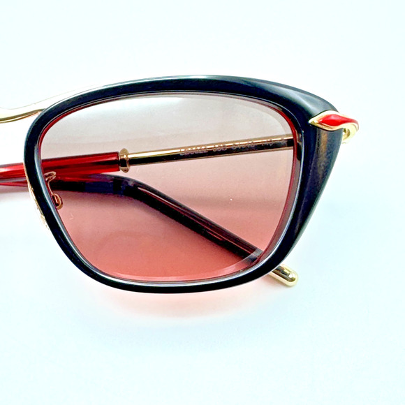 Christian Louboutin Sunglasses Dolly LB0022 05B Black Gold Frame Smoke Lens 56mm main image 14